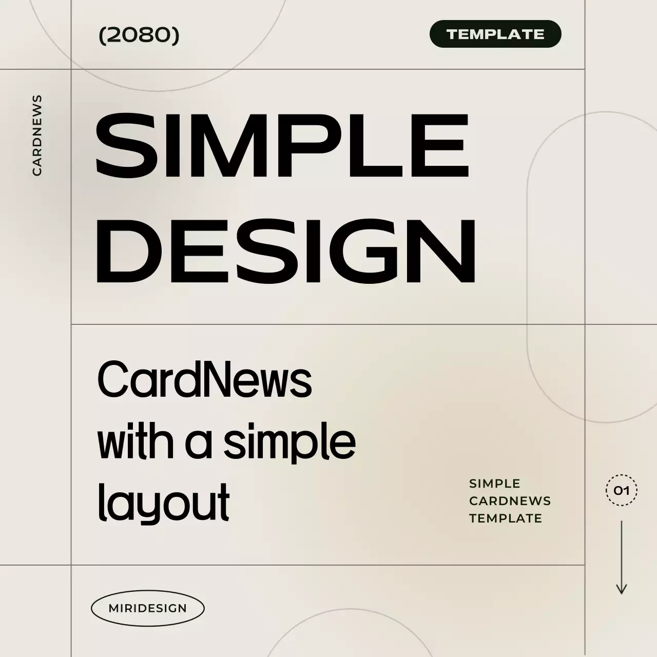 Beige Minimal Design Template Instagram Carousel