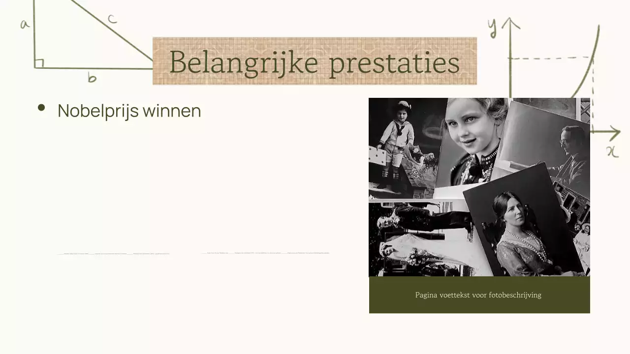 Professionele Trendy Academische Historische Cijfer Presentatie