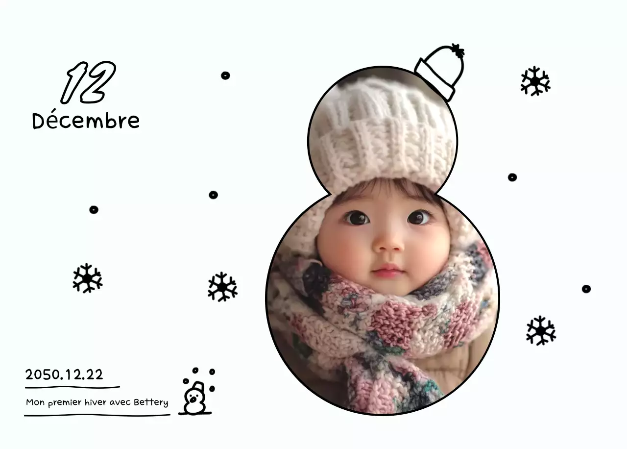 Calendrier photo du Nouvel An