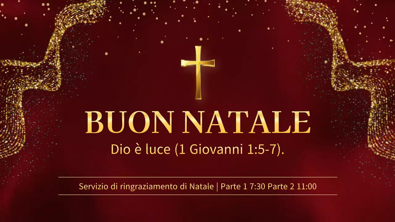 Guida al servizio natalizio rosso classico