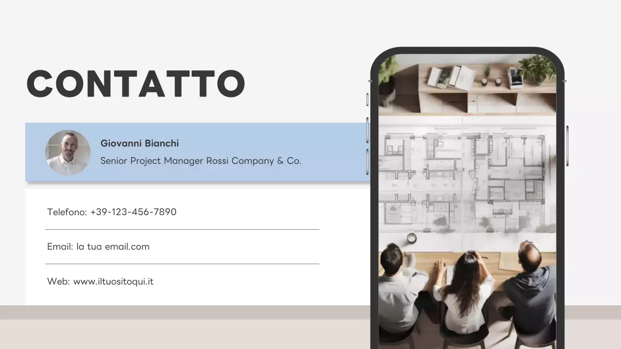 documento di business plan moderno grigio