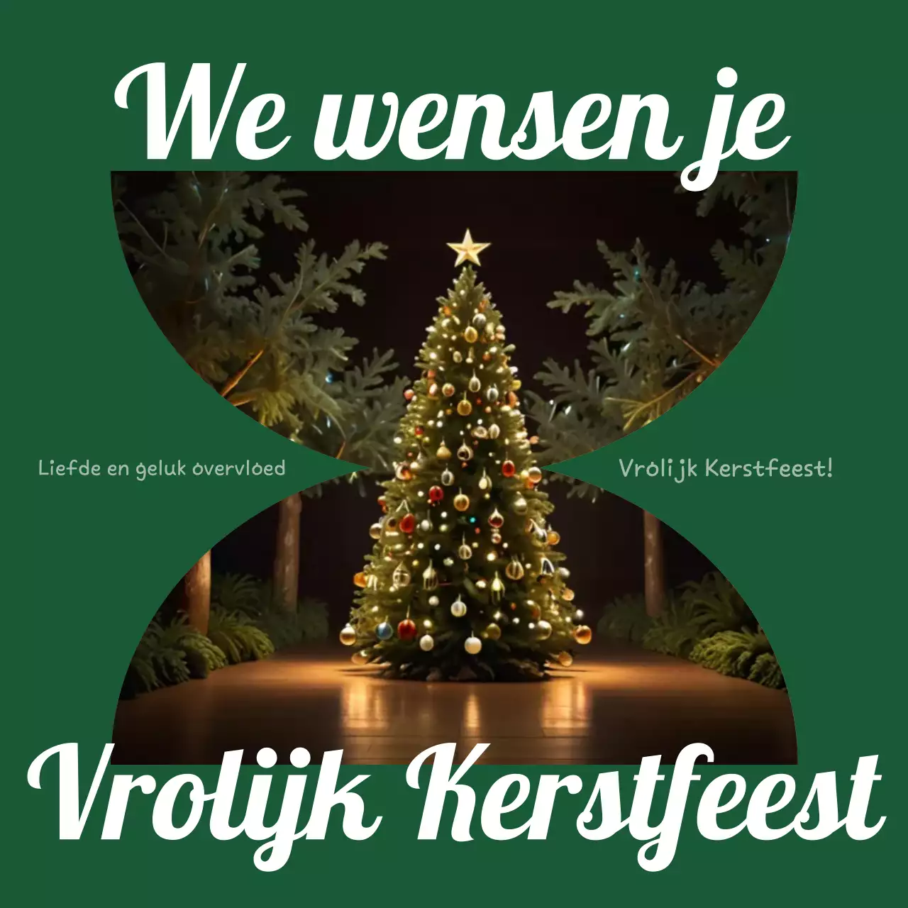 Abstract Klassiek Kerstfeest