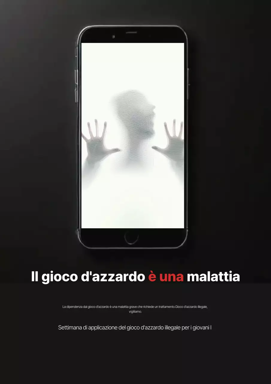 Campagna di sensibilizzazione Black Simple