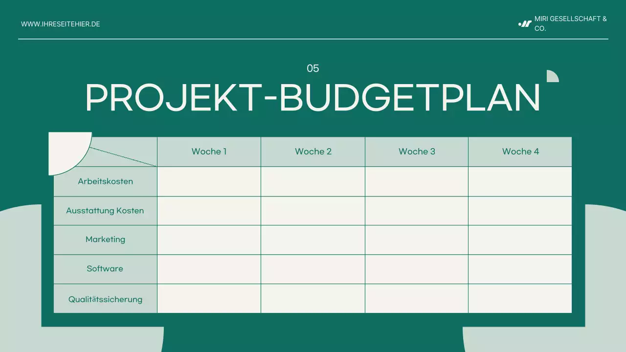 mint modern project proposal document