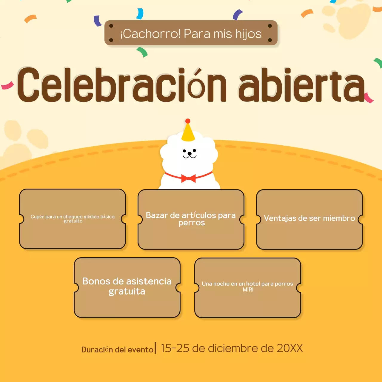 Promover la guardería de peluches amarillos