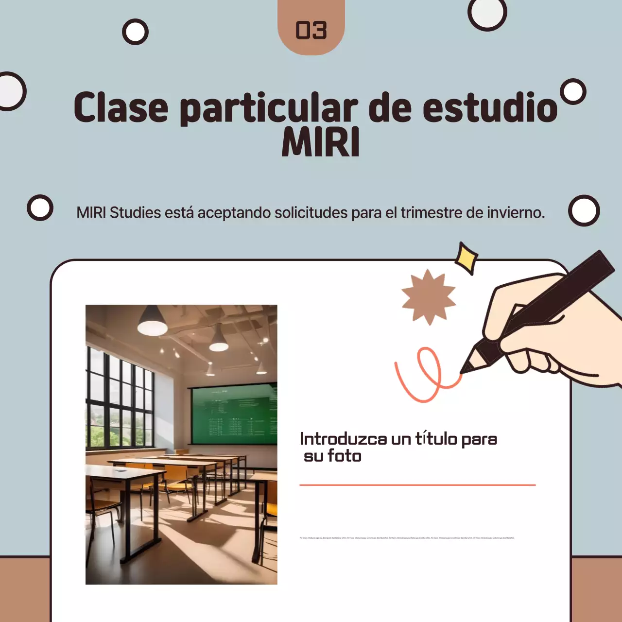 Contratación de becarios celestes