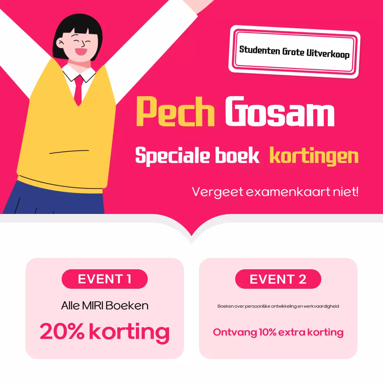 Abstract Aankondiging studentenevenementen