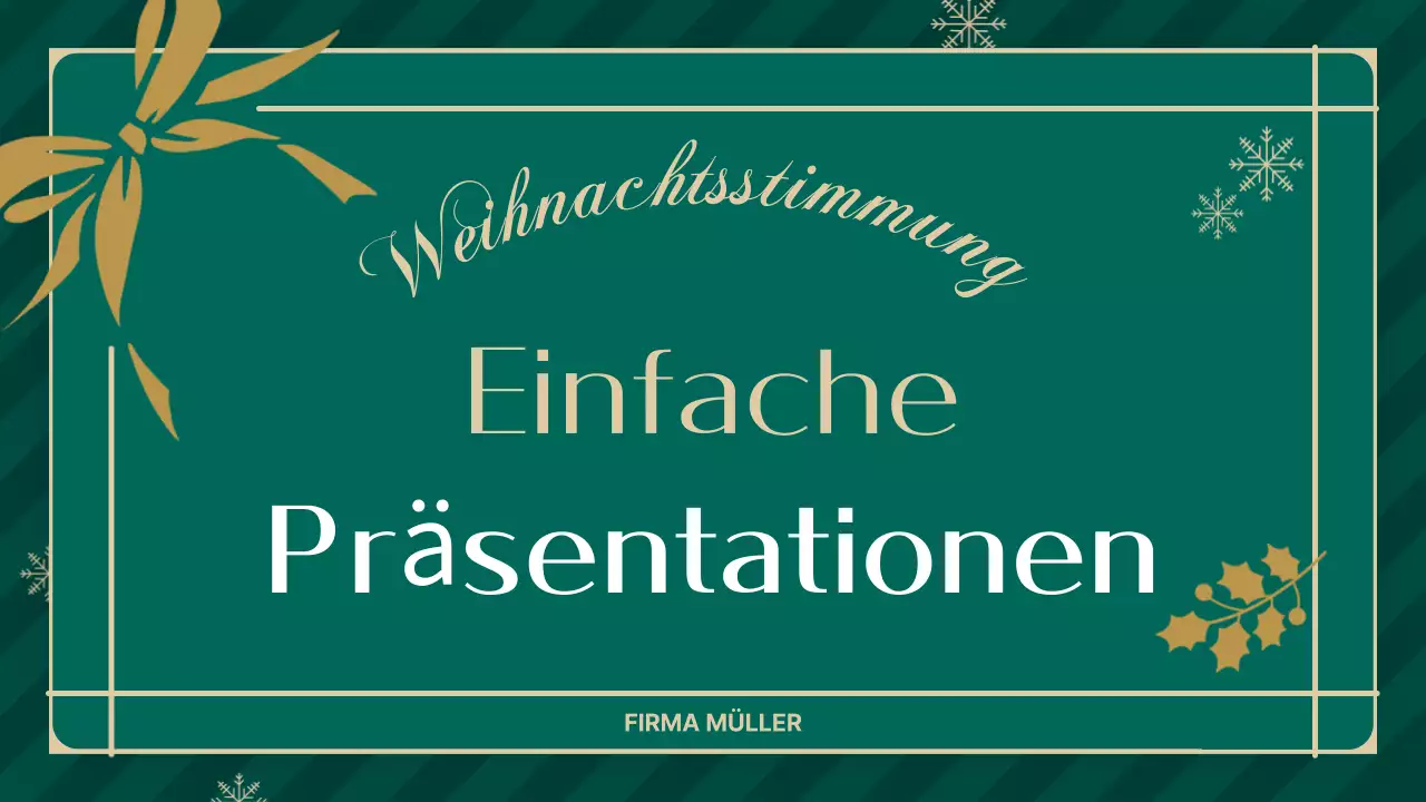 Leitfaden für abstrakte einfache Präsentationen