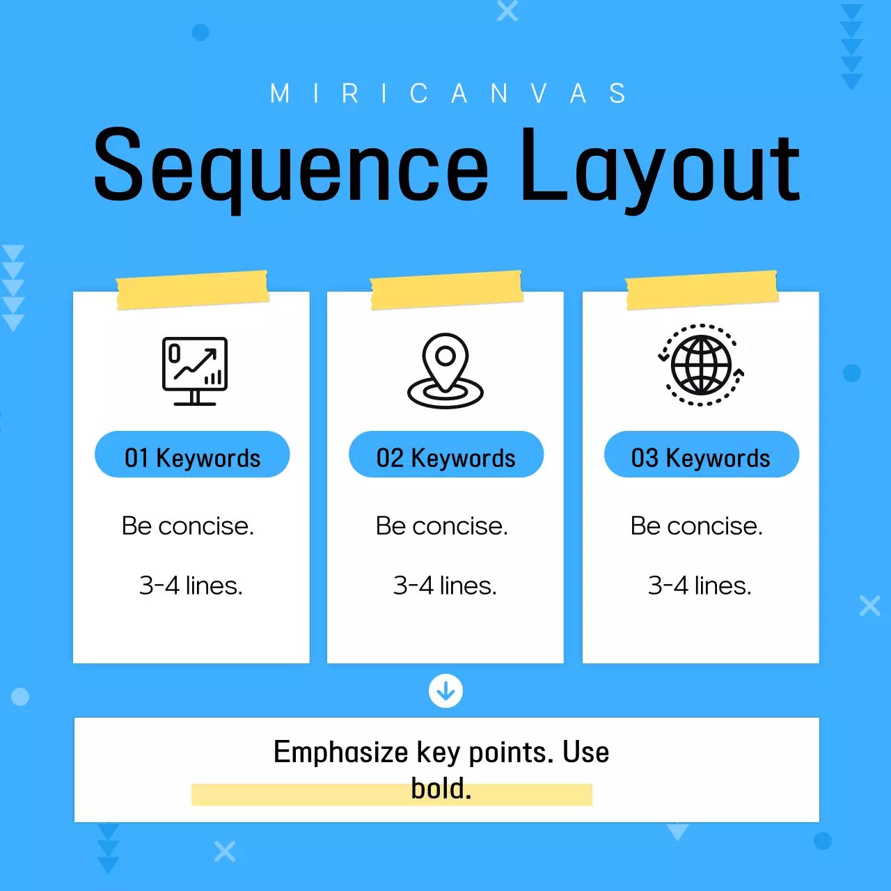 Layout de notícias moderno azul Instagram Carousel