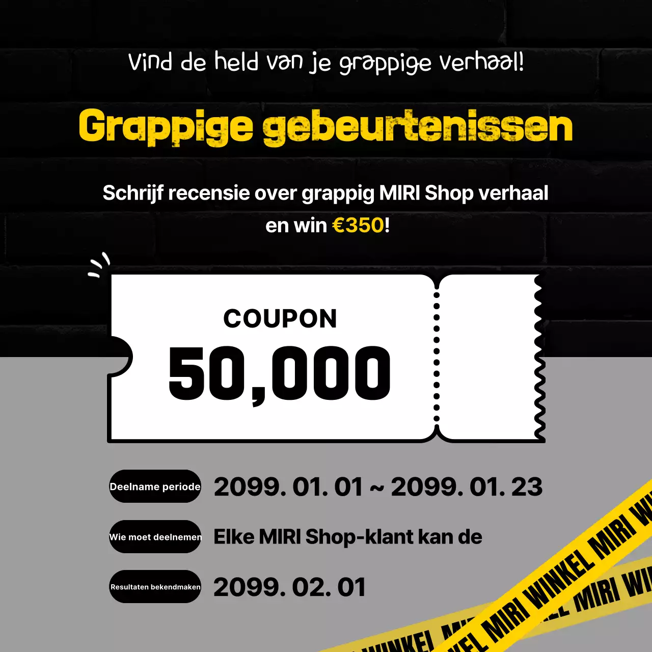 Black Gag Review Evenementadvertenties