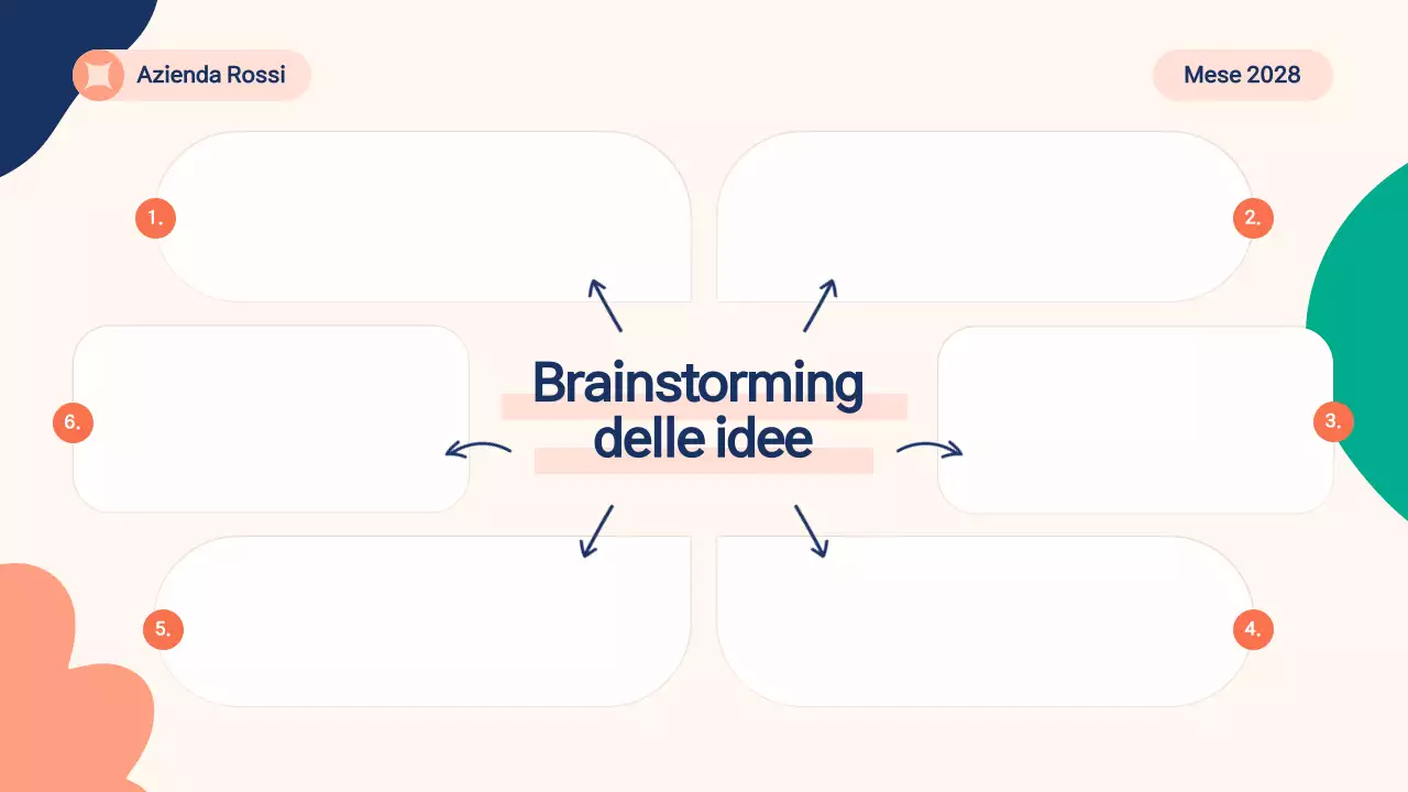 materiale per brainstorming moderno beige