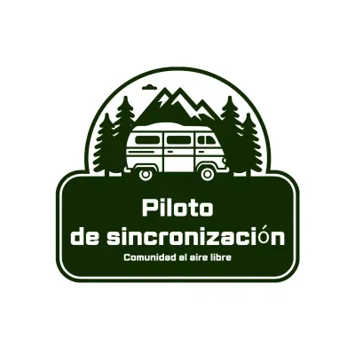 Logotipo comunitario verde rústico para exteriores