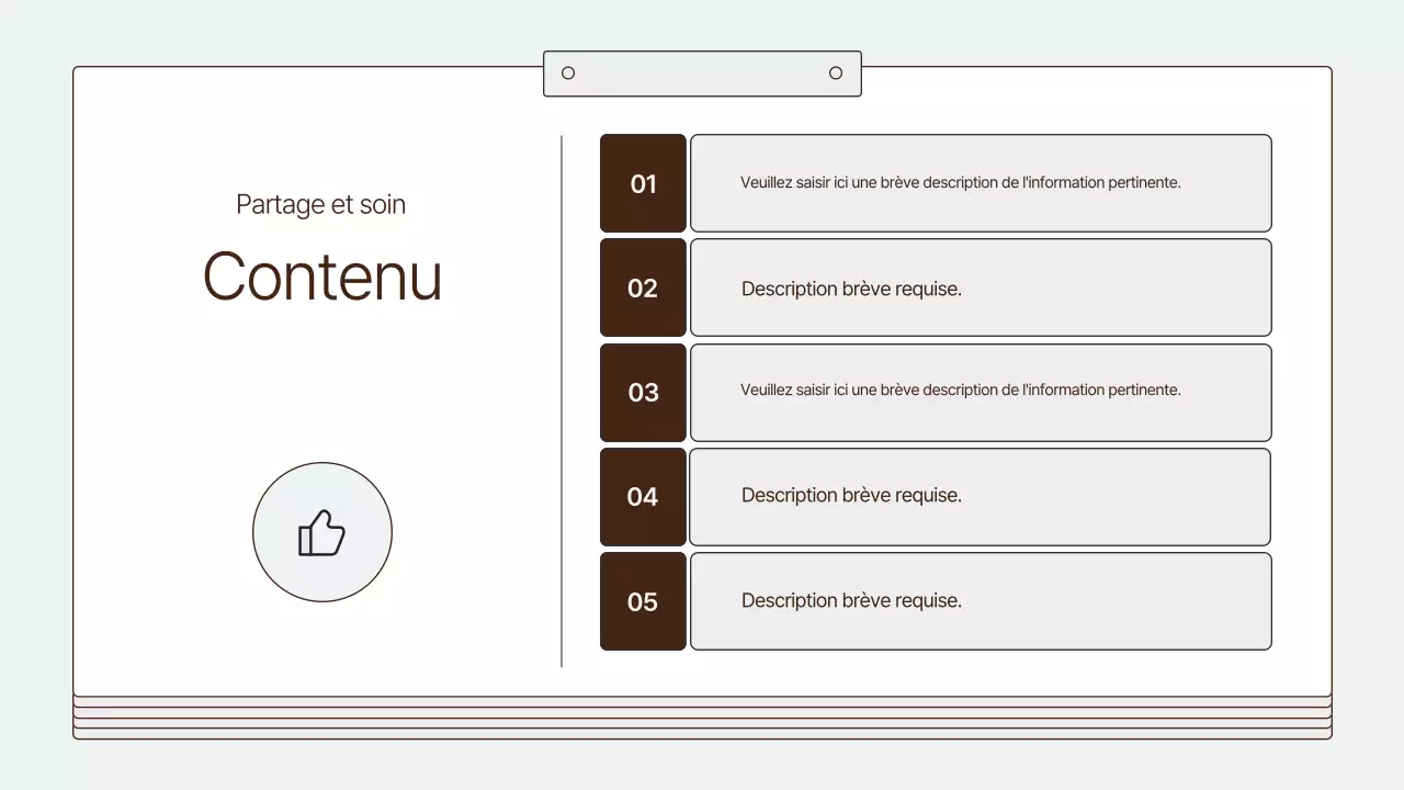 Un rapport sur la responsabilité sociale des entreprises propre et bleu clair