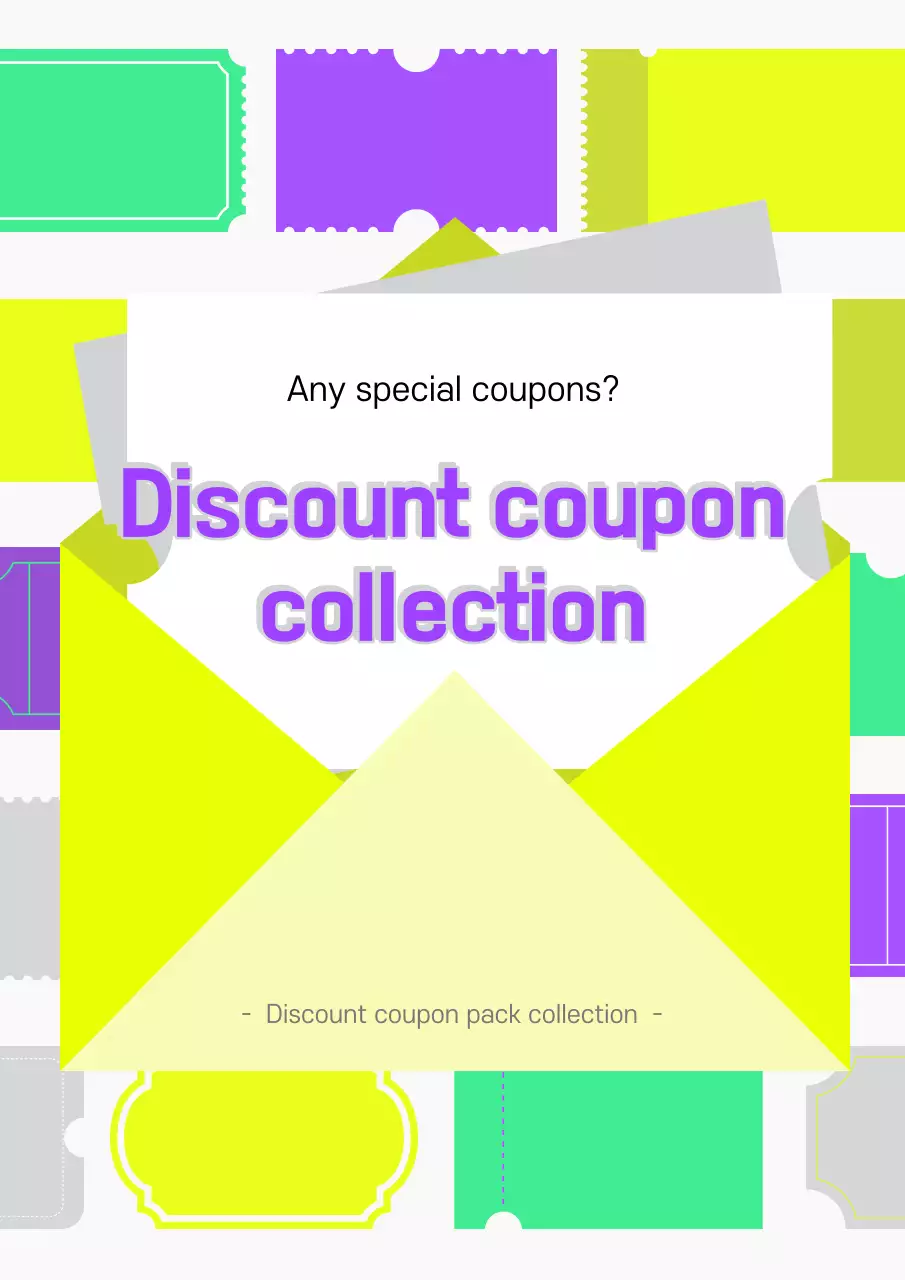 Poster khuyến mại phiếu giảm giá thời trang màu vàng