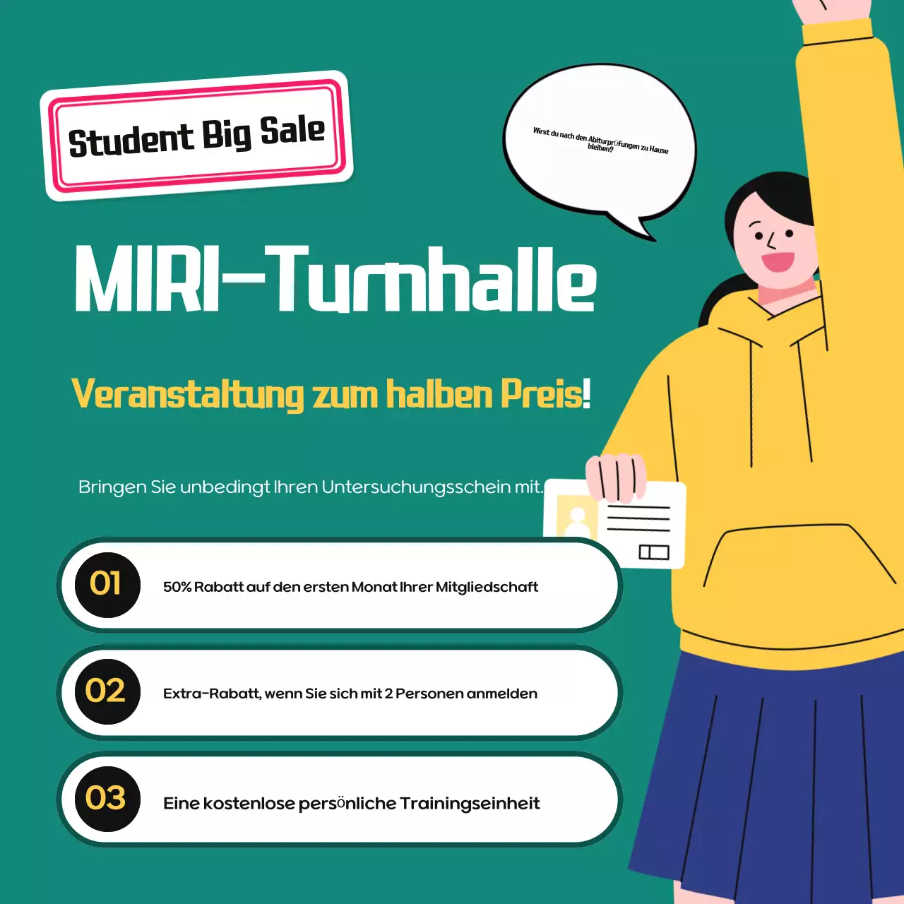 Zusammenfassung Ankündigung studentischer Veranstaltungen