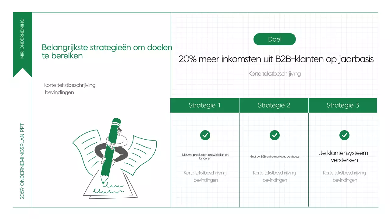 Abstract Een schoon werkplan plannen