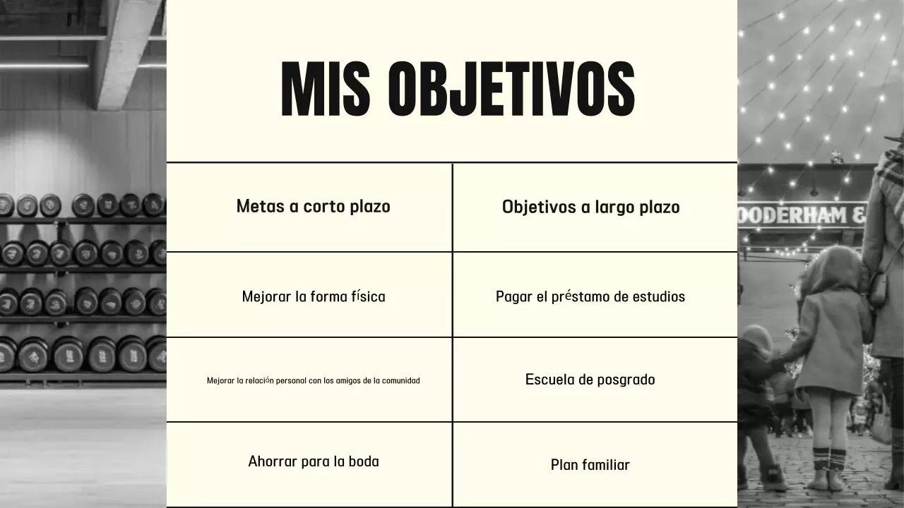 cartera biográfica minimalista negra