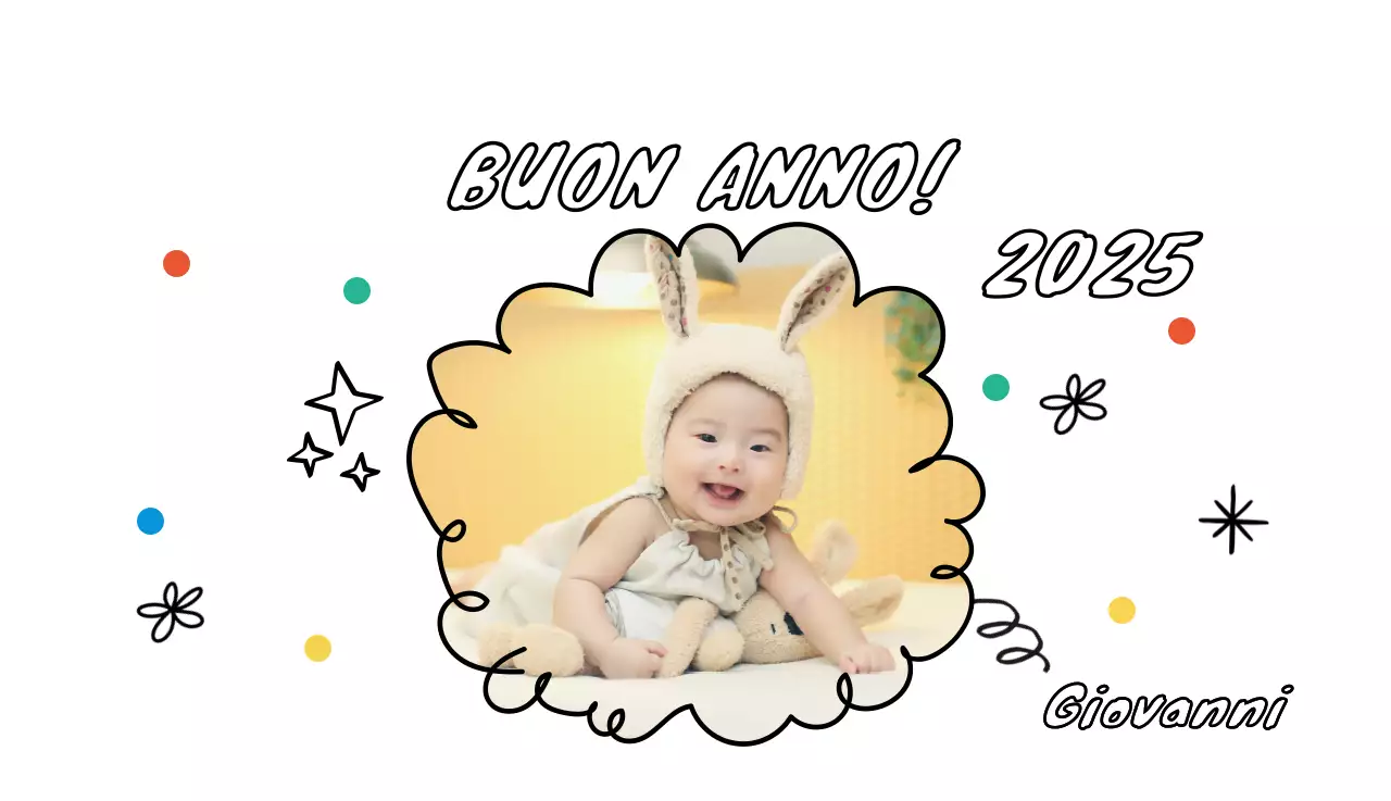 Calendario giallo con foto carine