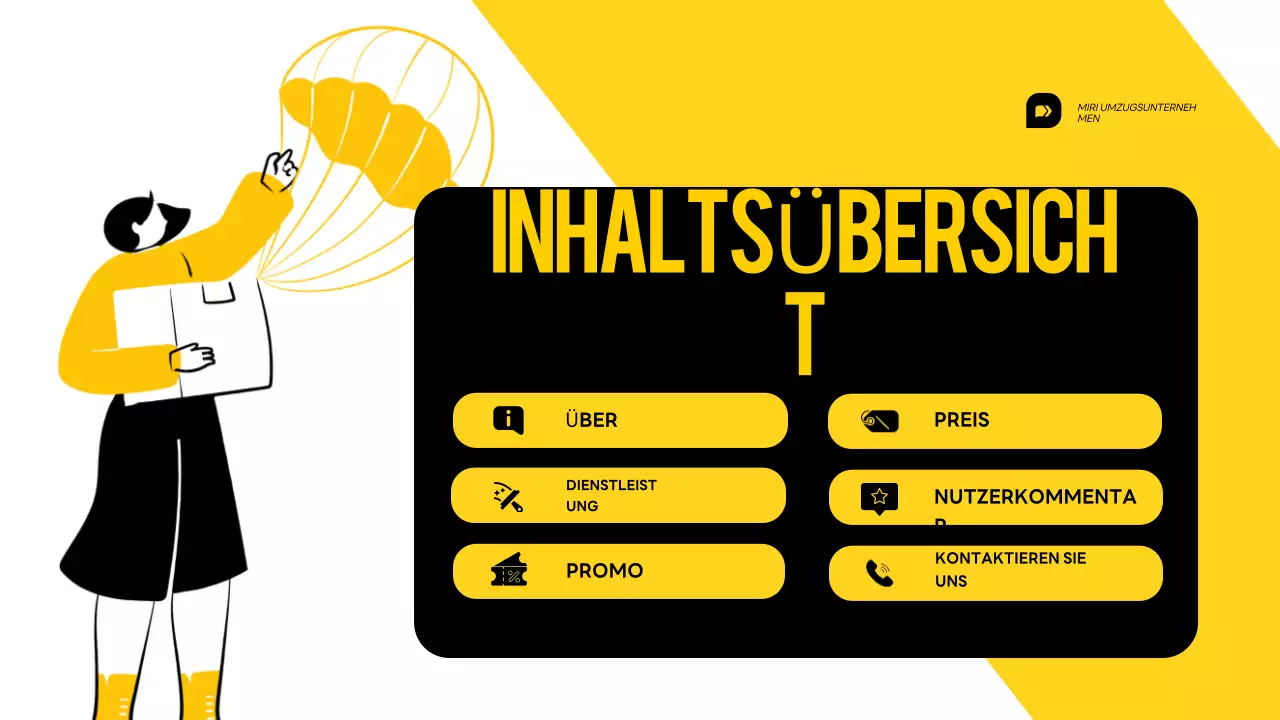 Yellow and White Moving Service Einführungspräsentation