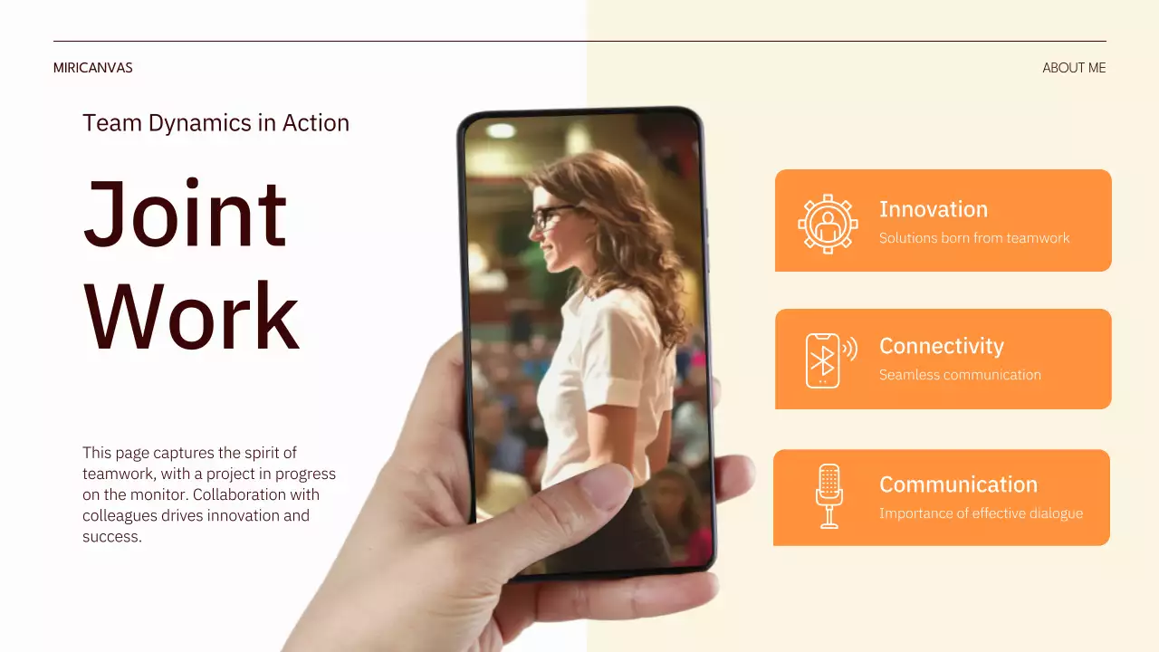 Orange Modern Journey Presentation