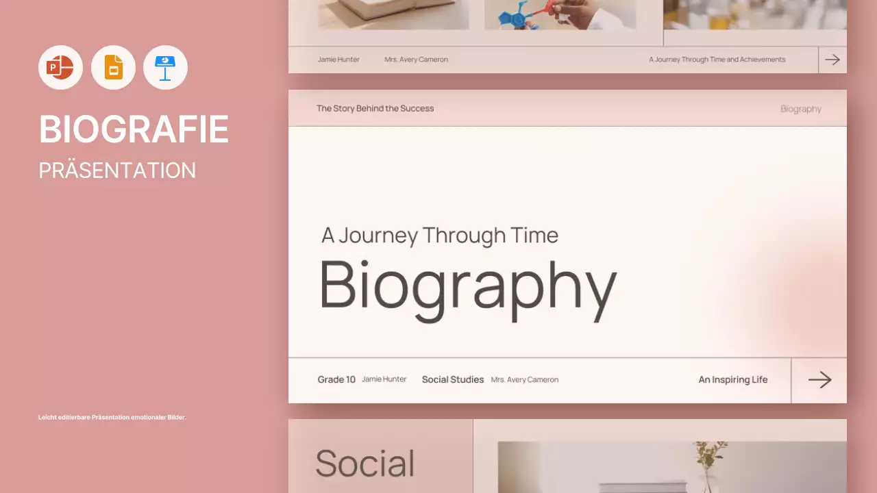 Rosa moderne Biographie Klasse