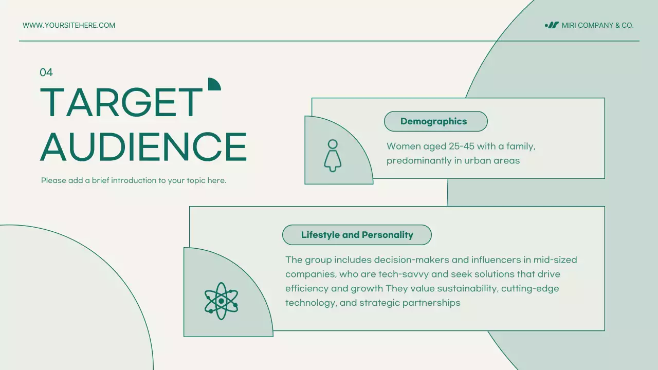 Green Minimal Project Proposal Document Presentation
