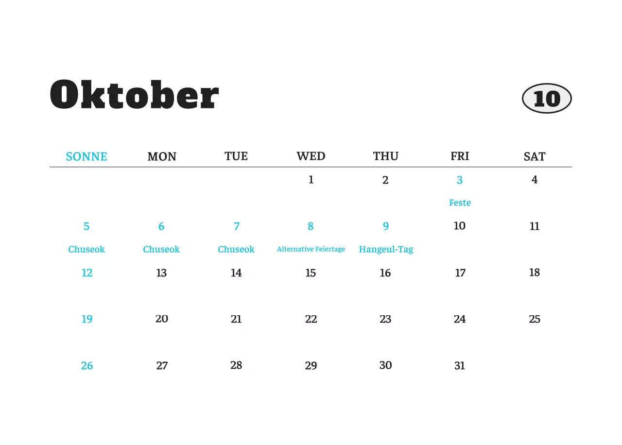 Weißer Neat Ballet-Tier-Fotokalender