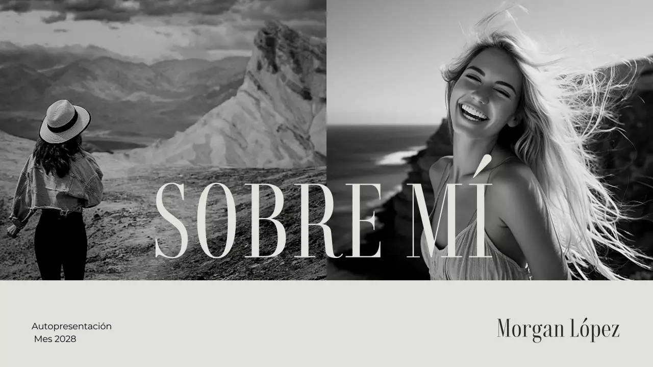 grey aesthetic classic introduction portfolio presentation