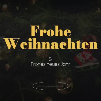 Abstrakte klassische Weihnachtskarte