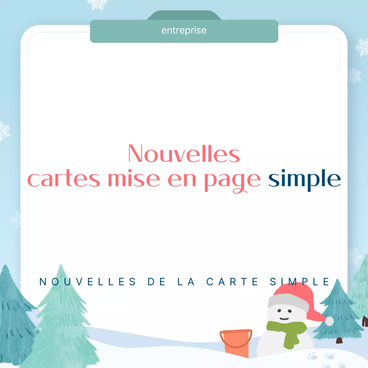 Bleu clair Guide de conception simple