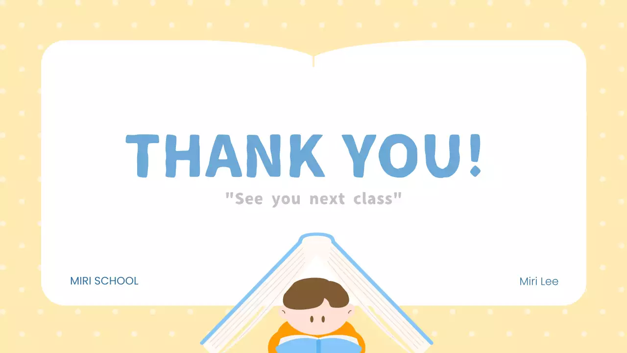 베이지색 심플 클래스 프레젠테이션