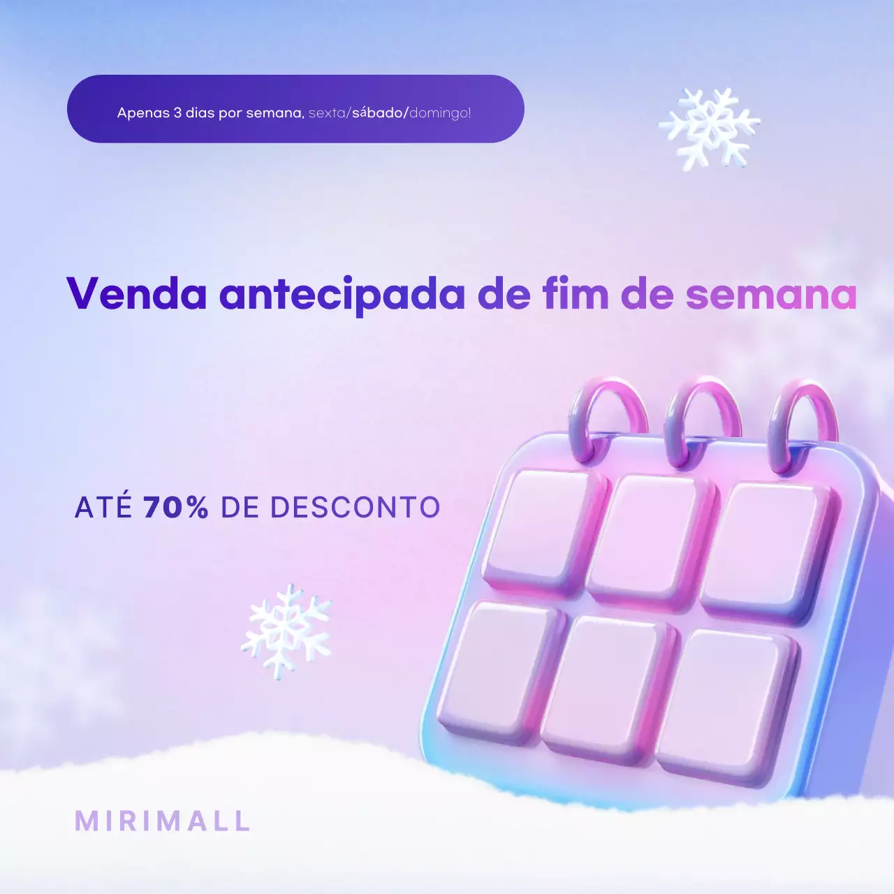 Promoção de Liquidação de Mauve