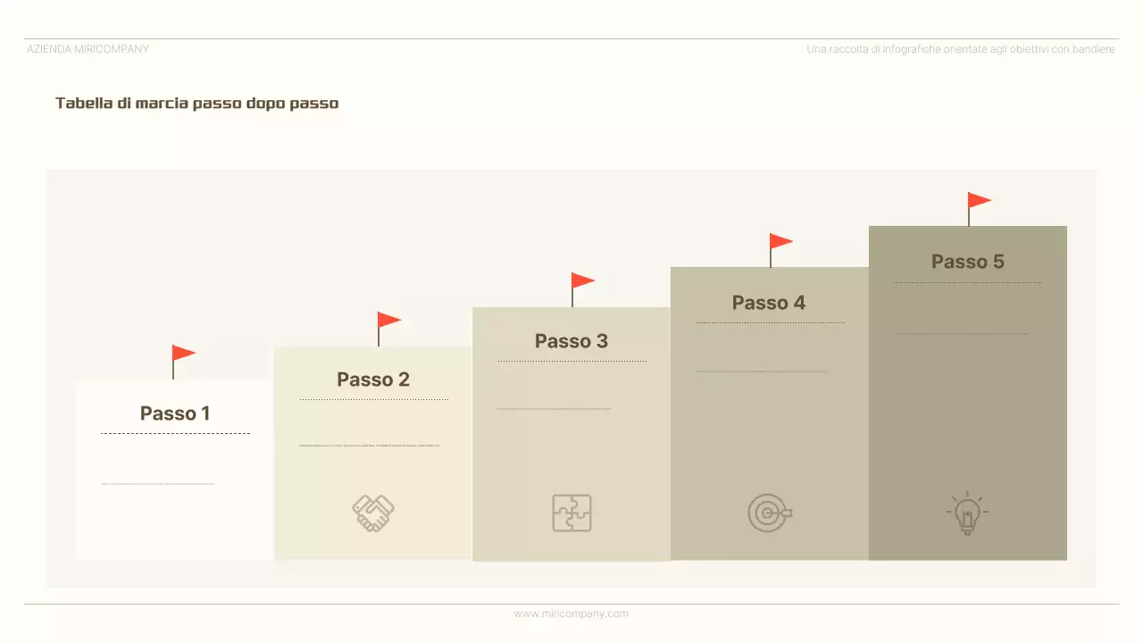 Pubblicità infografica minimalista beige