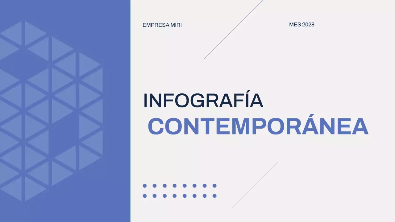 Gris Azul Moderno Brainstorming Infografía Presentación