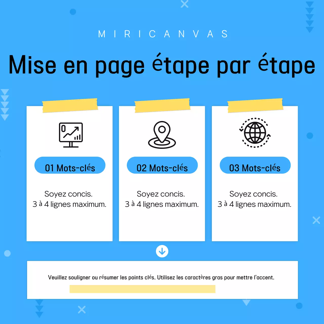 Une lettre d'information commerciale simple en bleu clair et blanc