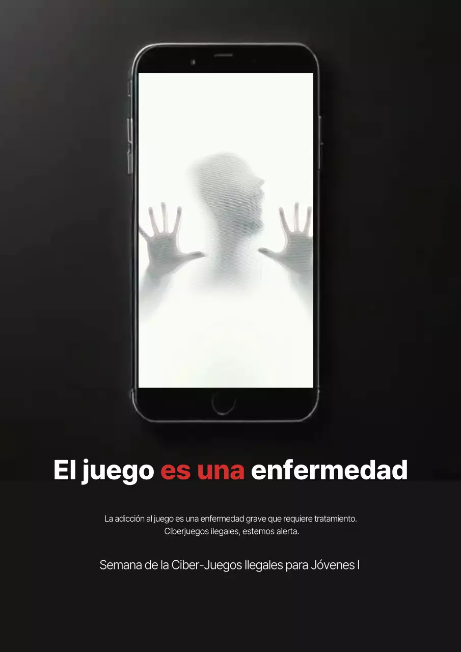 Campaña de sensibilización Black Simple