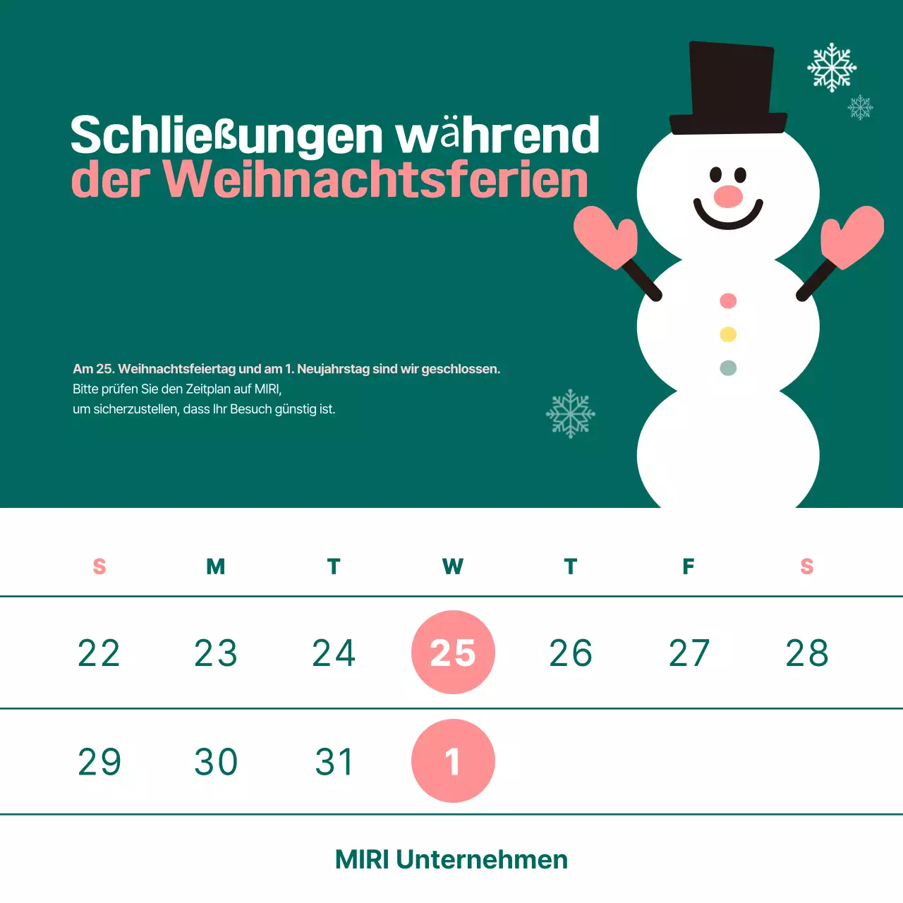 Ankündigung der Schließung von Green Simple