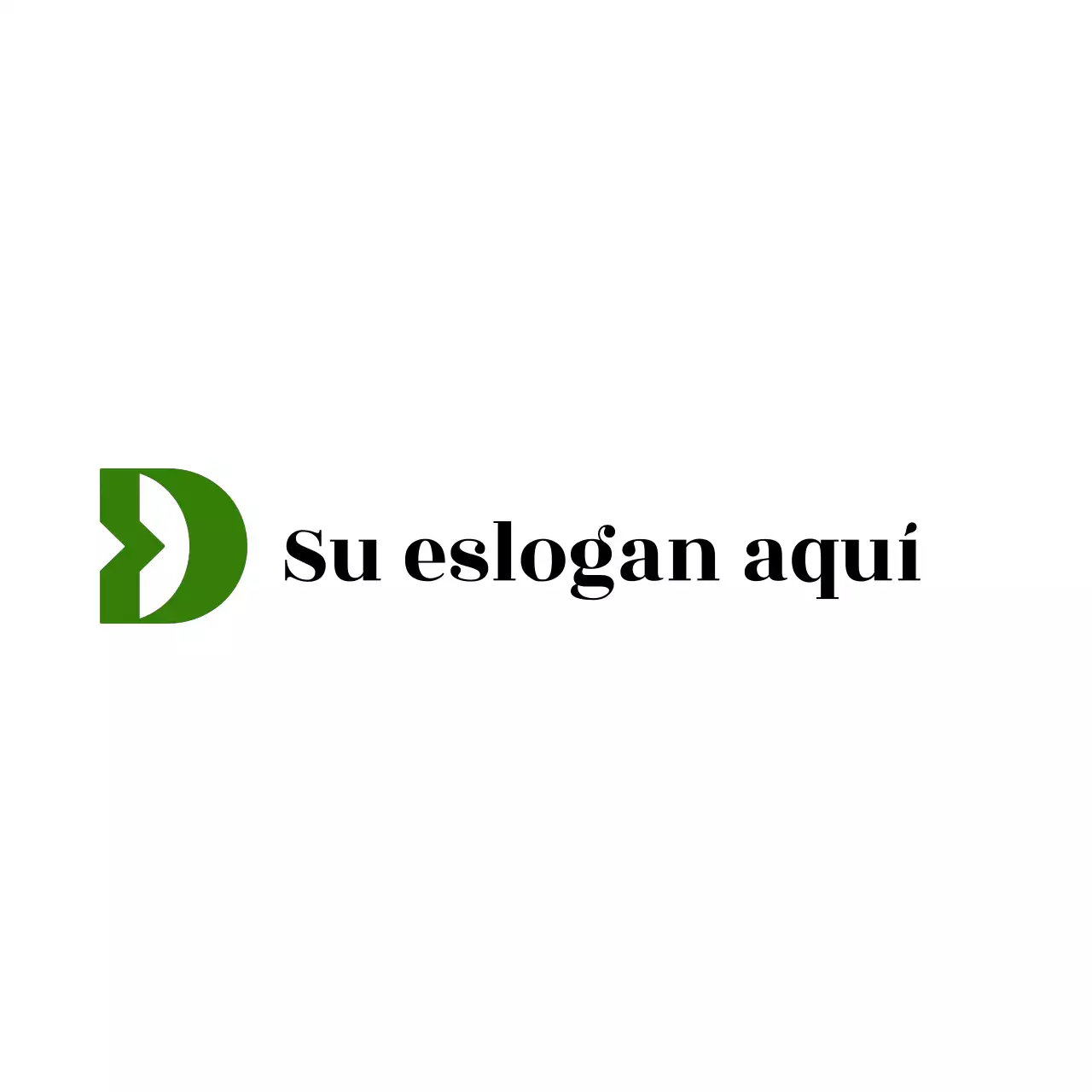 diseño de logotipo moderno y verde