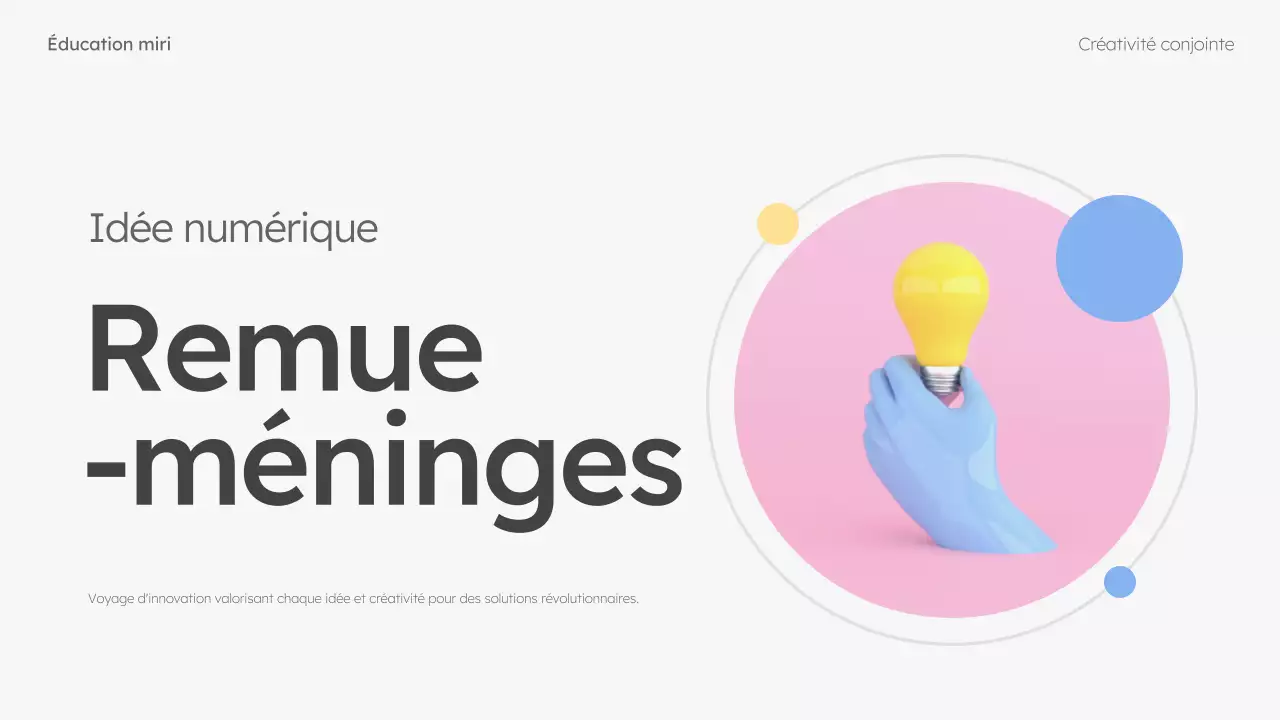 guide de brainstorming moderne menthe et rose, mise en page