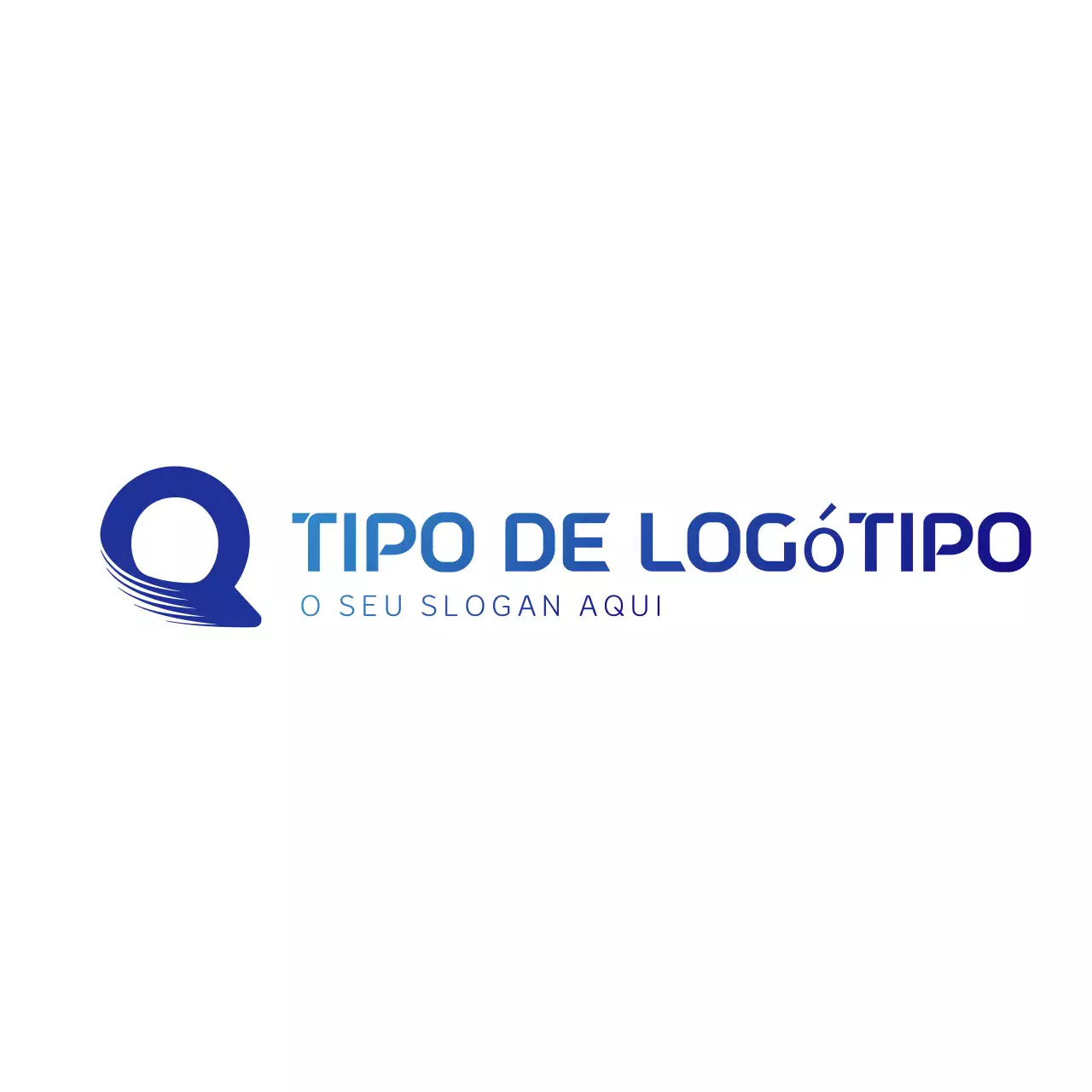 design de marca moderno azul