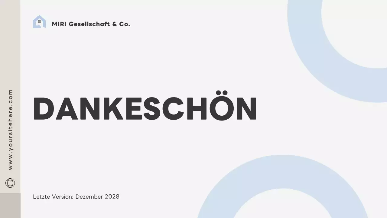 graues modernes Businessplan-Dokument