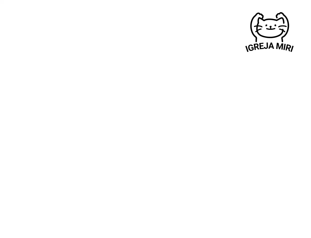 Logótipo do desenho de um gato giro