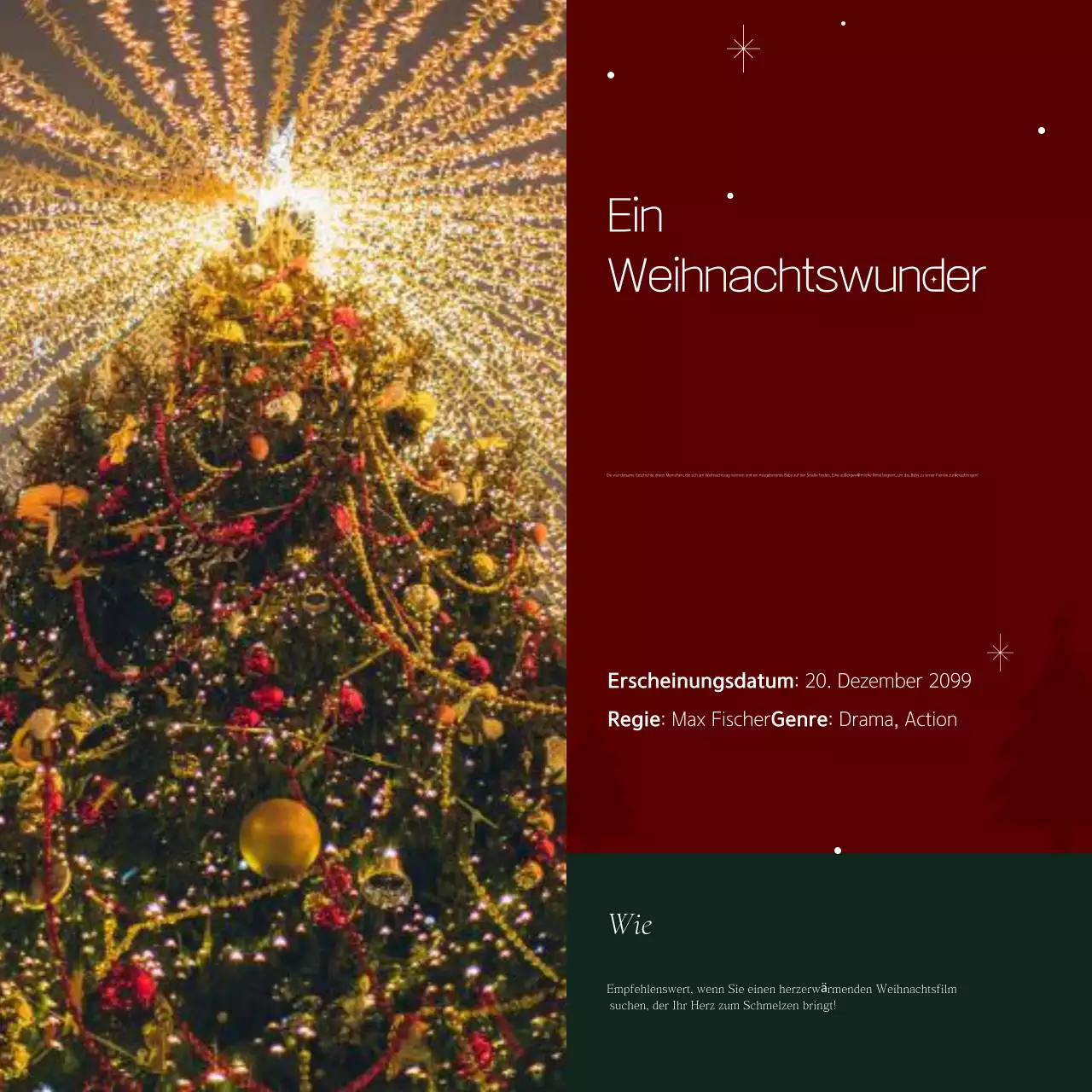 Rote gemütliche Weihnachtspicks