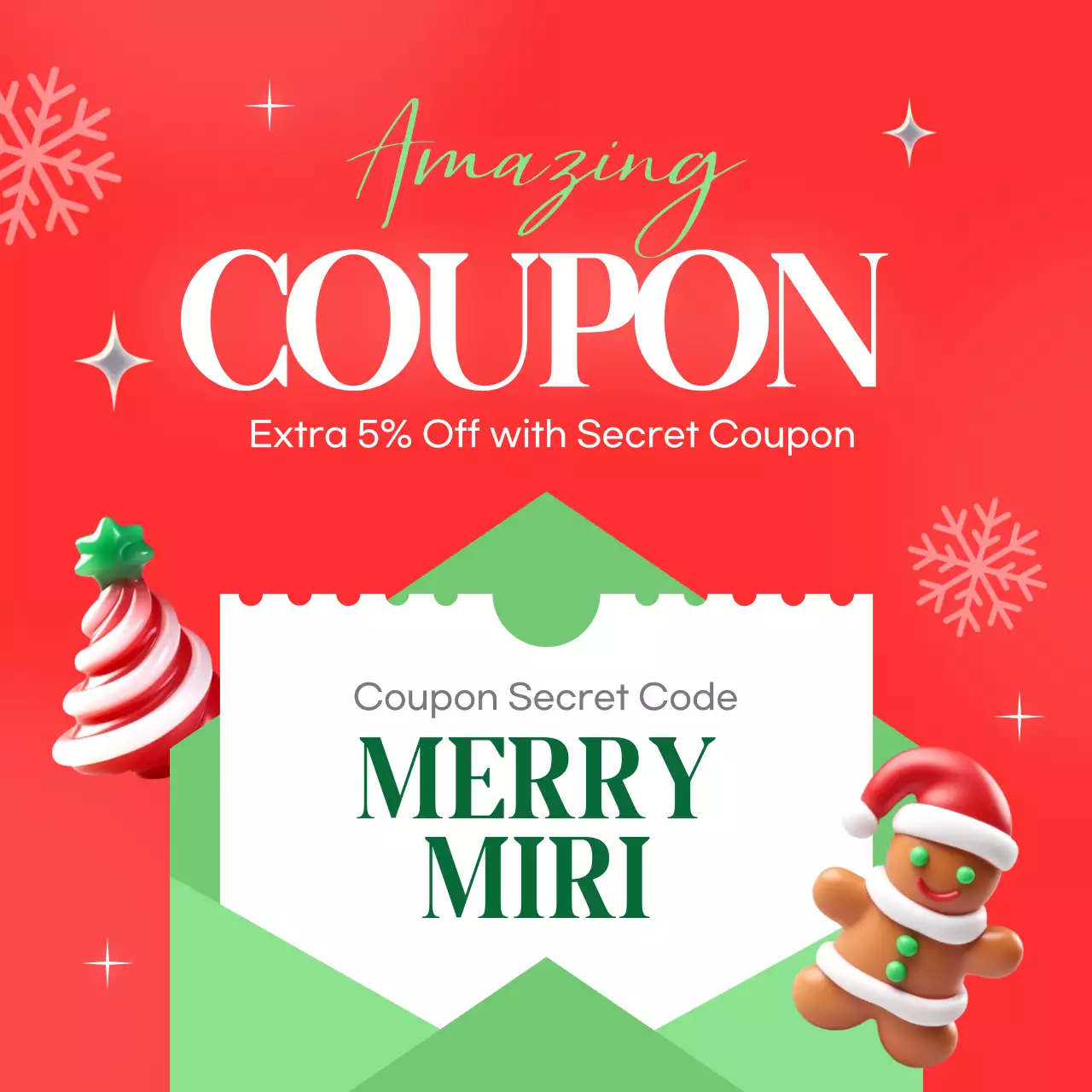 Modelo de marketing festivo vermelho Instagram Carousel