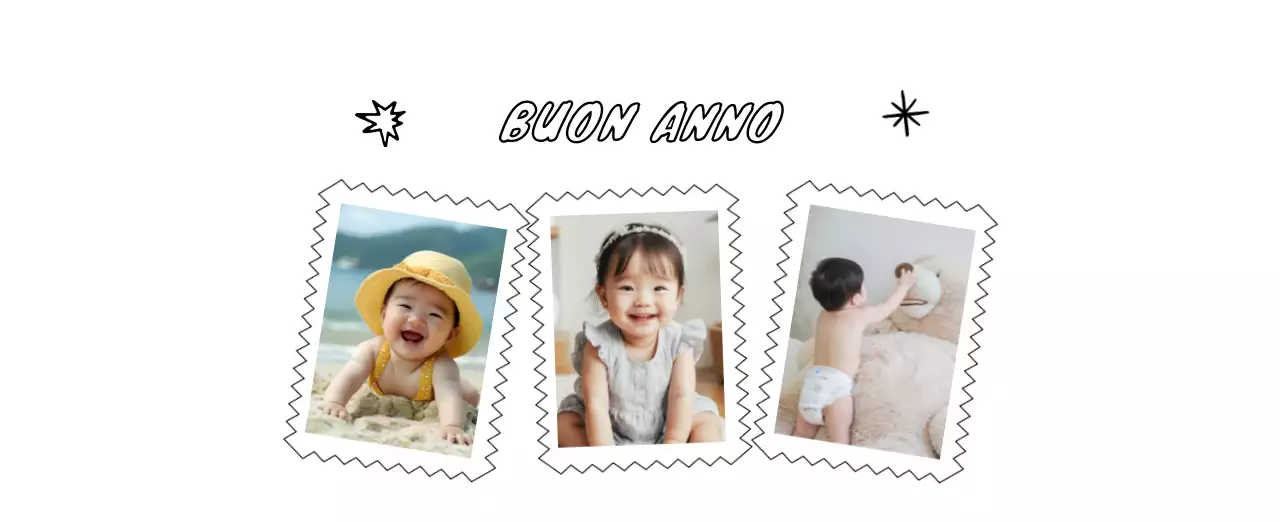Calendario fotografico di Capodanno