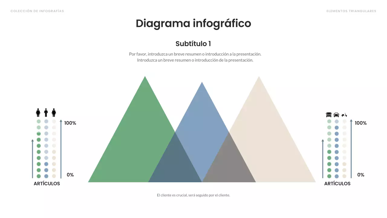 diseño infográfico moderno y colorido