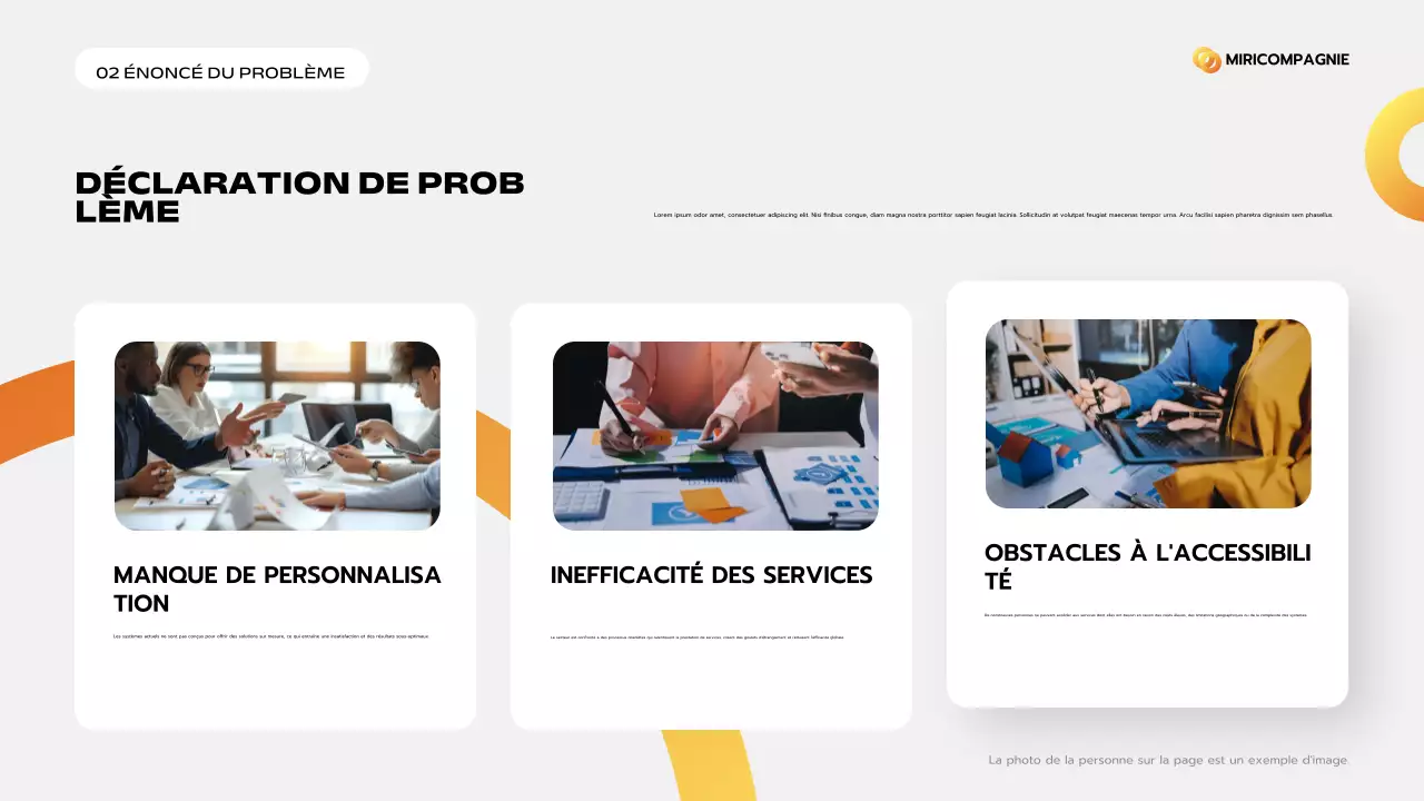 orange modern business pitch