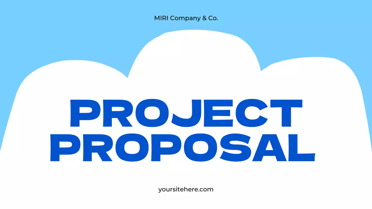 Presentasi Proyek Modern Biru