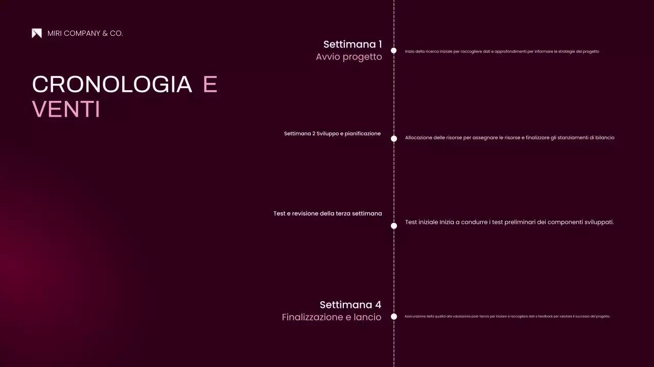 documento di proposta di progetto rosa moderno