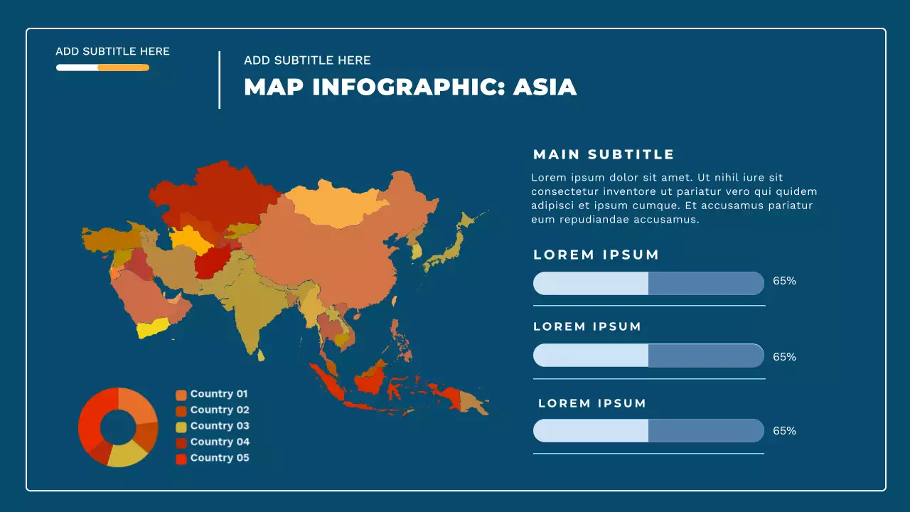 Blue Modern World Maps Guide Presentation